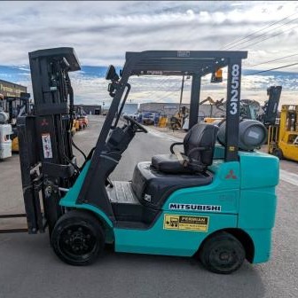 Used 2013 MITSUBISHI FGC30N Cushion Tire Forklift for sale in El Paso Texas