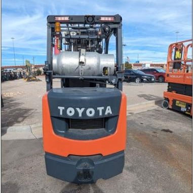 Used 2012 TOYOTA 8FGCU30 Cushion Tire Forklift for sale in El Paso Texas