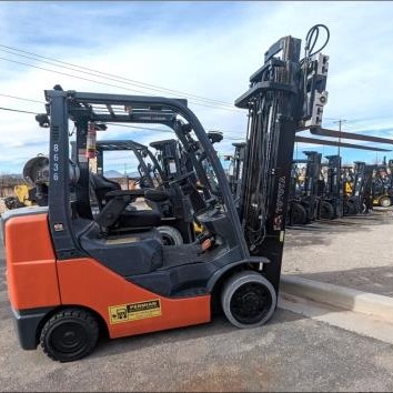 Used 2012 TOYOTA 8FGCU30 Cushion Tire Forklift for sale in El Paso Texas