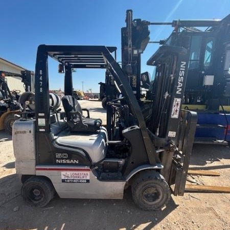 Used 2012 NISSAN MAP1F2A25LV Cushion Tire Forklift for sale in Odessa Texas