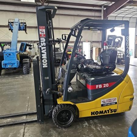 Used 2016 KOMATSU FB20MFU-12 Electric Forklift for sale in El Paso Texas