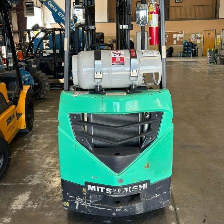 Used 2019 MITSUBISHI FGC15N Cushion Tire Forklift for sale in El Paso Texas