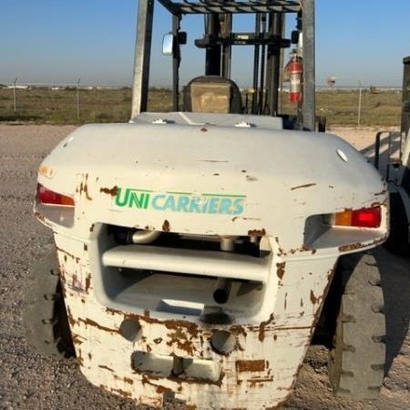 Used 2018 NISSAN L1F6F70V Pneumatic Tire Forklift for sale in Odessa Texas