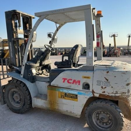 Used 2015 TCM FD35-T2 Pneumatic Tire Forklift for sale in Odessa Texas