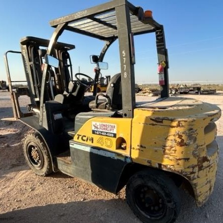 Used 2013 TCM FD40-A1 Pneumatic Tire Forklift for sale in Odessa Texas