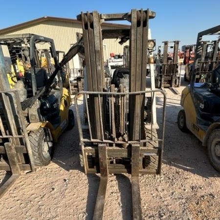 Used 2014 TCM FHD25-A1 Pneumatic Tire Forklift for sale in Odessa Texas