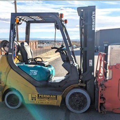 Used 2008 KOMATSU FG25ST-16 Pneumatic Tire Forklift for sale in El Paso Texas