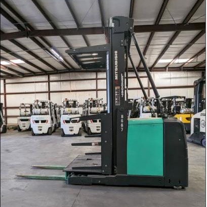 Used 2015 MITSUBISHI EOP15HN2 Narrow Aisle Forklift for sale in El Paso Texas