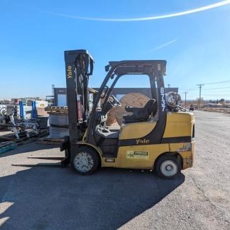 Used 2014 YALE GLC080VX Cushion Tire Forklift for sale in San Antonio Texas