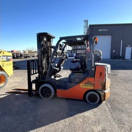 Used 2012 TOYOTA 8FGCU30 Cushion Tire Forklift for sale in El Paso Texas