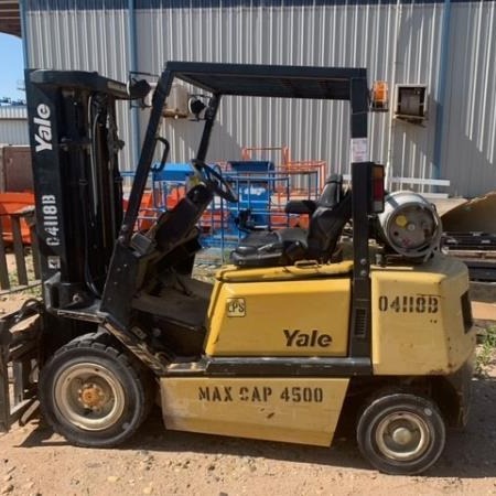 Used 2004 YALE GLP050 Pneumatic Tire Forklift for sale in Midland Texas