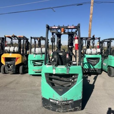 Used 2018 MITSUBISHI FGC15N Cushion Tire Forklift for sale in El Paso Texas