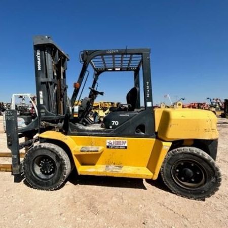 Used 2018 KOMATSU FD70-10 Pneumatic Tire Forklift for sale in Odessa Texas