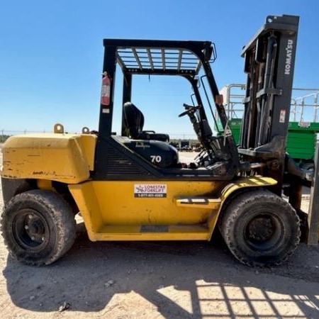 Used 2018 KOMATSU FD70-10 Pneumatic Tire Forklift for sale in Odessa Texas