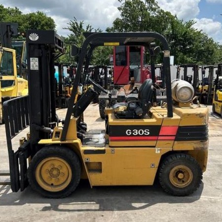 Used 1997 DAEWOO G30S-2 Pneumatic Tire Forklift for sale in Houston Texas