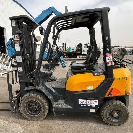 Used 2021 LIUGONG CLG2025G Pneumatic Tire Forklift for sale in El Paso Texas