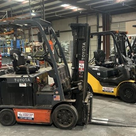 Used 2013 TOYOTA 8FBCU25 Electric Forklift for sale in El Paso Texas