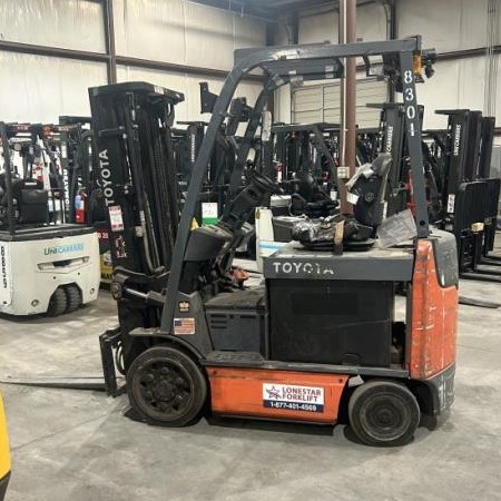 Used 2013 TOYOTA 8FBCU25 Electric Forklift for sale in El Paso Texas