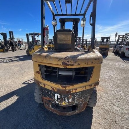 Used 2012 CAT 2PD5000 Pneumatic Tire Forklift for sale in Odessa Texas