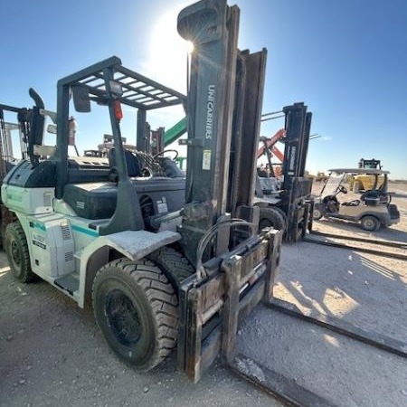 Used 2019 UNICARRIERS FD70-4 Pneumatic Tire Forklift for sale in Odessa Texas