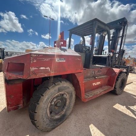 Used 2008 TUSK 3500PD-8 Pneumatic Tire Forklift for sale in Odessa Texas