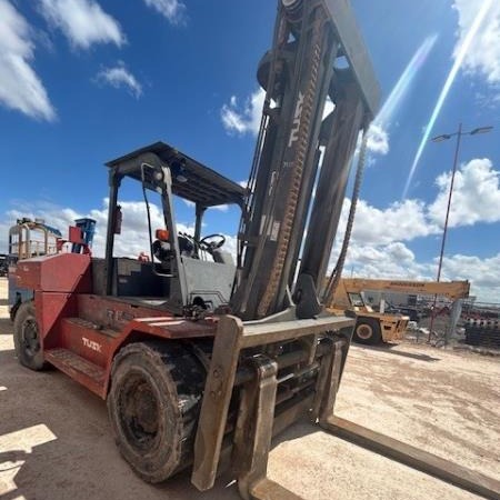 Used 2008 TUSK 3500PD-8 Pneumatic Tire Forklift for sale in Odessa Texas