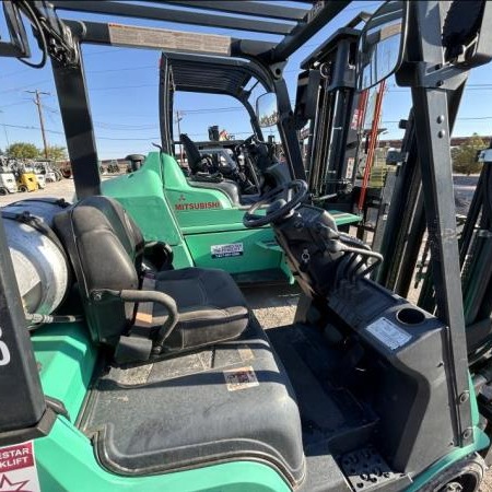 Used 2018 MITSUBISHI FGC15N Cushion Tire Forklift for sale in El Paso Texas