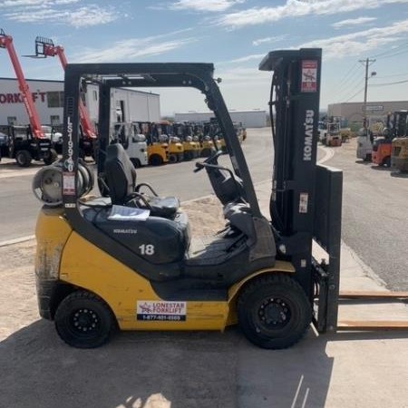 Used 2018 KOMATSU FG18HTU-20 Pneumatic Tire Forklift for sale in El Paso Texas