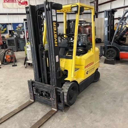 Used 2002 HYSTER S50XM Cushion Tire Forklift for sale in Round Rock Texas