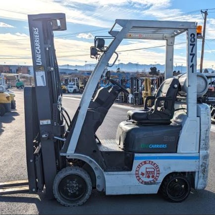 Used 2014 NISSAN MCP1F1A18LV Cushion Tire Forklift for sale in El Paso Texas