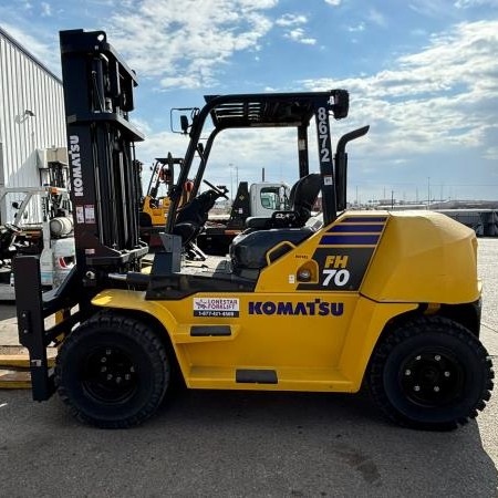 Used 2022 KOMATSU FH70-2 Pneumatic Tire Forklift for sale in El Paso Texas