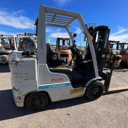 Used 2014 TCM FCG36HL-A1 Cushion Tire Forklift for sale in Odessa Texas