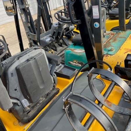 Used 2021 HYUNDAI 25L-7A Pneumatic Tire Forklift for sale in Garland Texas