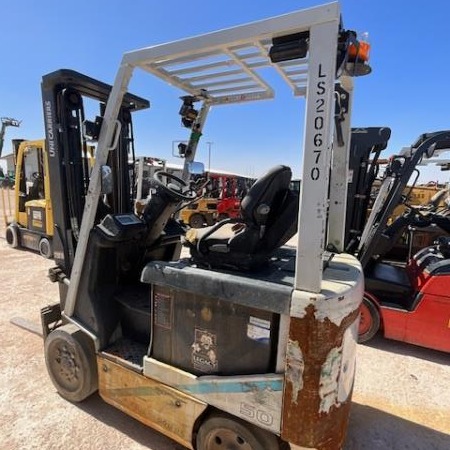 Used 2018 NISSAN MCT1B2L25S Electric Forklift for sale in Odessa Texas