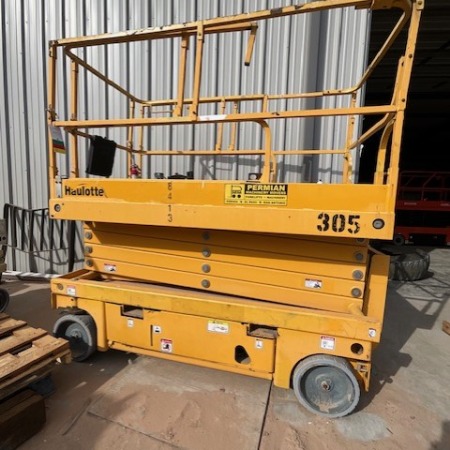 Used 2015 HAULOTTE 3347E Scissor Lift for sale in Odessa Texas