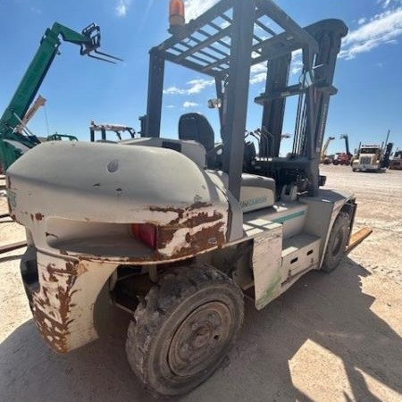 Used 2018 NISSAN L1F6F70V Pneumatic Tire Forklift for sale in Odessa Texas