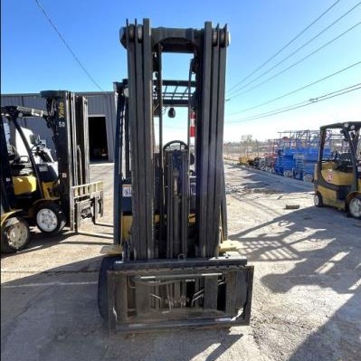 Used 2009 YALE GLC070VXNGSE088 Pneumatic Tire Forklift for sale in El Paso Texas