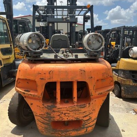 Used 2008 DOOSAN G70S-5 Pneumatic Tire Forklift for sale in Houston Texas