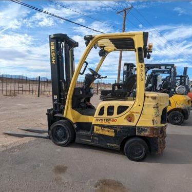 Used 2010 HYSTER S60FT Cushion Tire Forklift for sale in El Paso Texas