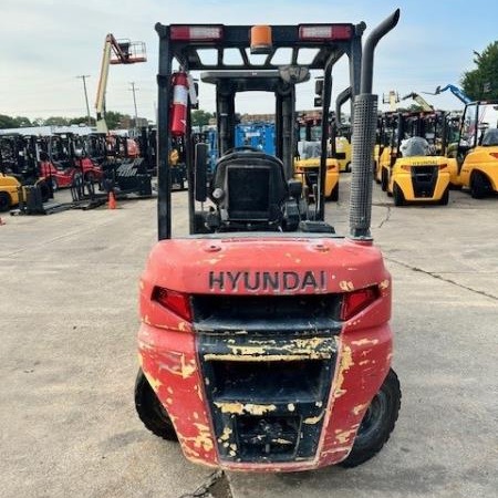 Used 2018 HYUNDAI 25D-9 Pneumatic Tire Forklift for sale in Richland Hills Texas