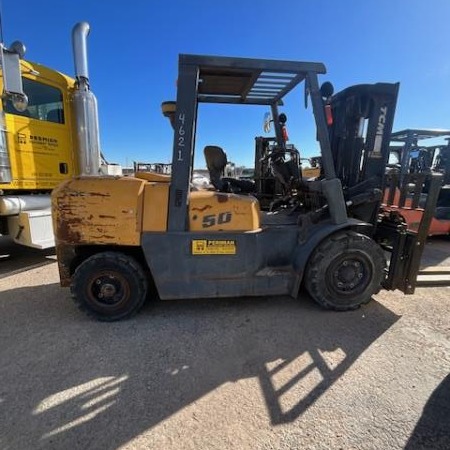 Used 2010 TCM FD50T2 Pneumatic Tire Forklift for sale in Odessa Texas