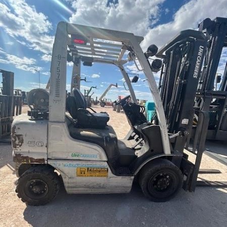 Used 2018 NISSAN MP1F2A25LV Pneumatic Tire Forklift for sale in Odessa Texas