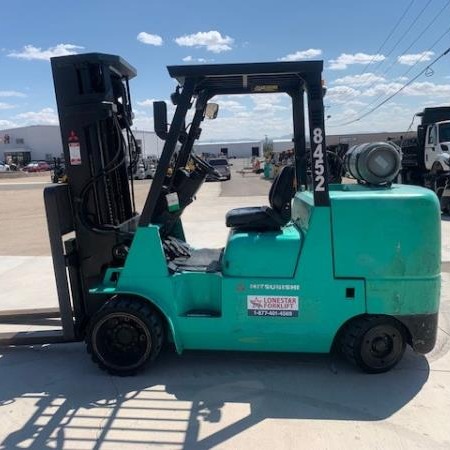 Used 2016 MITSUBISHI FGC55K Cushion Tire Forklift for sale in El Paso Texas