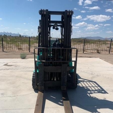 Used 2016 MITSUBISHI FGC55K Cushion Tire Forklift for sale in El Paso Texas