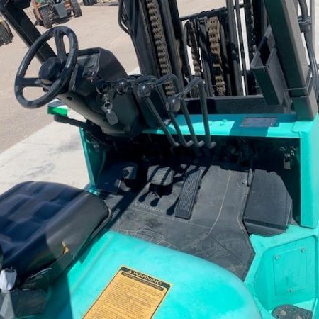 Used 2016 MITSUBISHI FGC55K Cushion Tire Forklift for sale in El Paso Texas