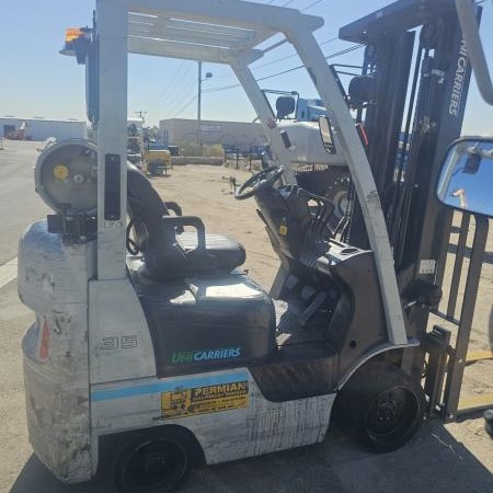 Used 2018 NISSAN MCP1F1A18LV Cushion Tire Forklift for sale in El Paso Texas