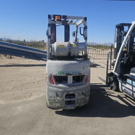 Used 2018 NISSAN MCP1F1A18LV Cushion Tire Forklift for sale in El Paso Texas