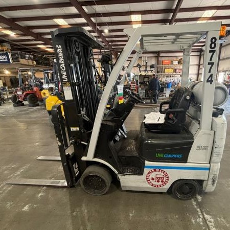 Used 2014 NISSAN MCP1F1A18LV Cushion Tire Forklift for sale in El Paso Texas