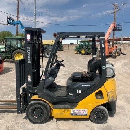 Used 2020 KOMATSU FG18HTU-20 Pneumatic Tire Forklift for sale in El Paso Texas