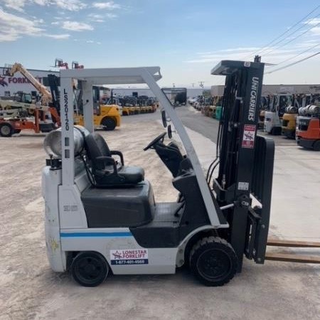 Used 2014 NISSAN MCP1F1A18LV Cushion Tire Forklift for sale in El Paso Texas